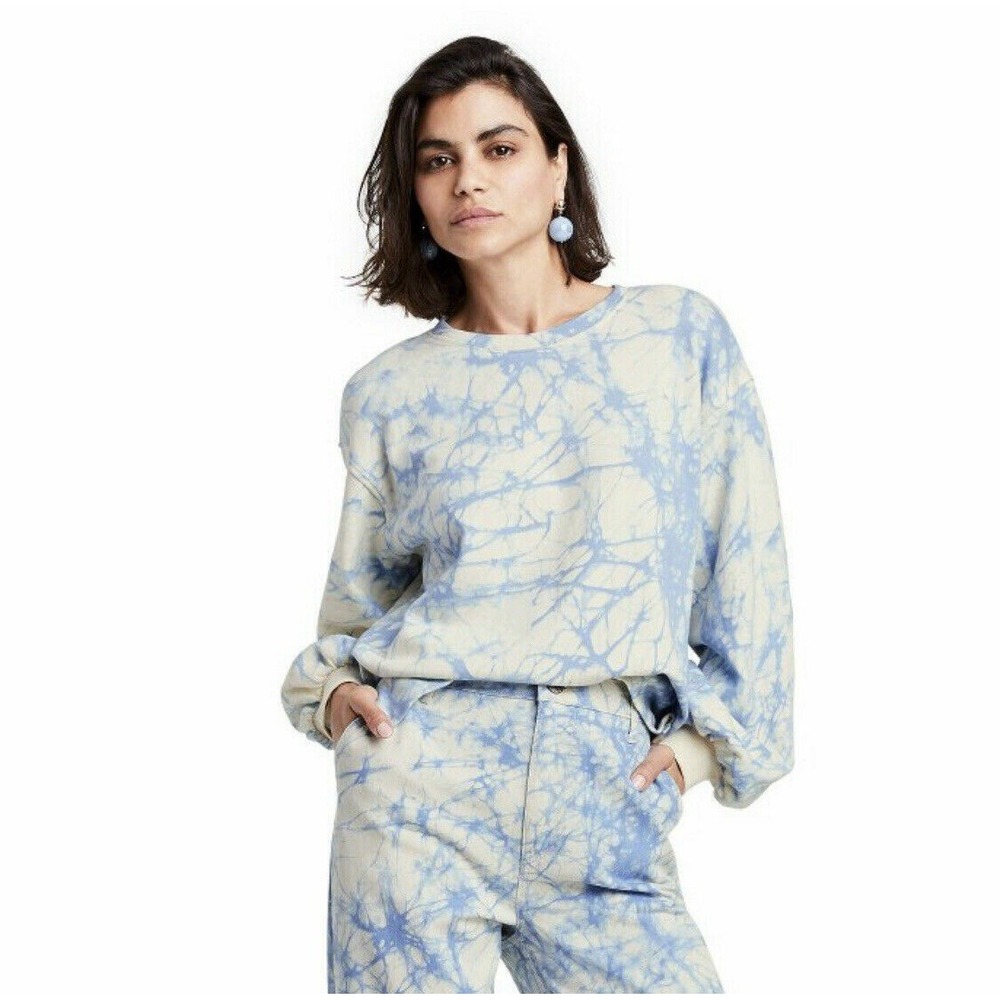 2-Piece Set! Rachel Comey/Target Marble Sweatshirt & High Rise Barrel Jeans XL12